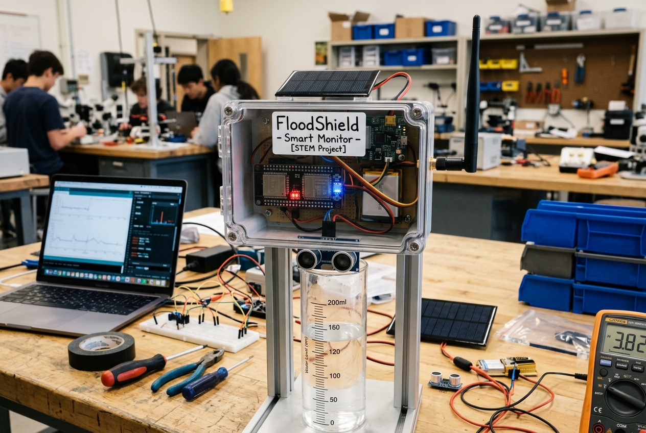 FloodShield Smart Environmental and Flood Monitoring Concept - AIMS STEM Lab